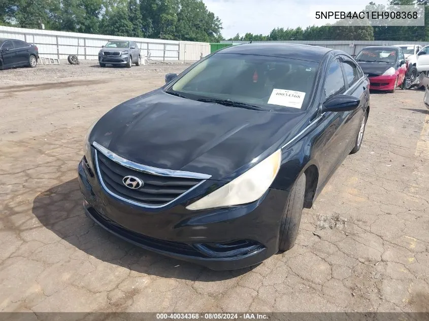 5NPEB4AC1EH908368 2014 Hyundai Sonata Gls