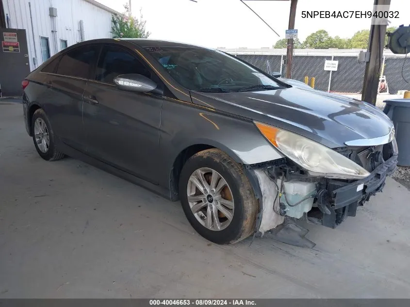 5NPEB4AC7EH940032 2014 Hyundai Sonata Gls