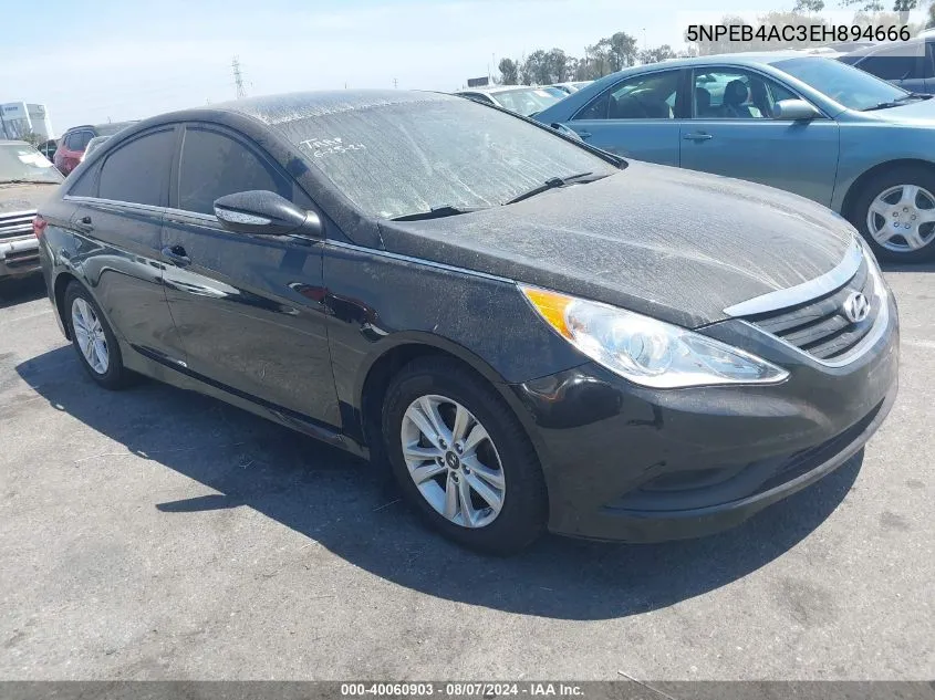 5NPEB4AC3EH894666 2014 Hyundai Sonata Gls