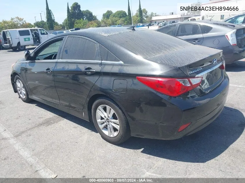 5NPEB4AC3EH894666 2014 Hyundai Sonata Gls