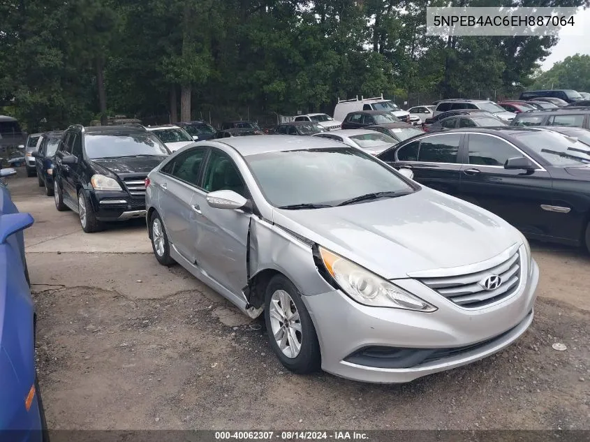 5NPEB4AC6EH887064 2014 Hyundai Sonata Gls