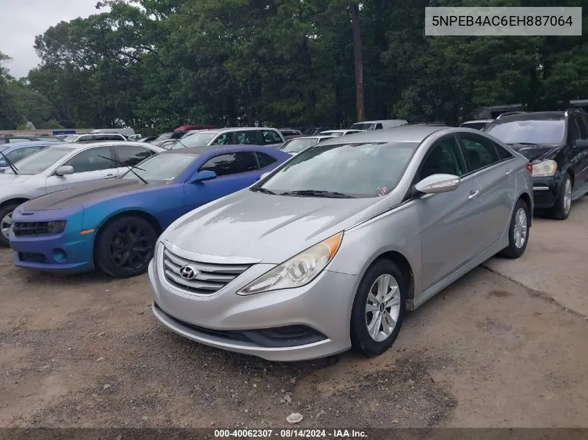 5NPEB4AC6EH887064 2014 Hyundai Sonata Gls