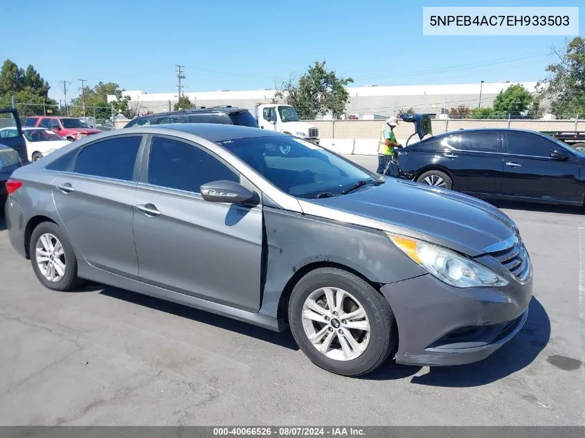 5NPEB4AC7EH933503 2014 Hyundai Sonata Gls