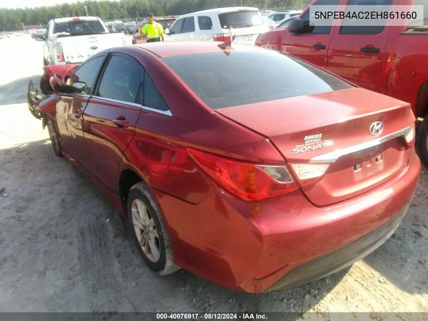 5NPEB4AC2EH861660 2014 Hyundai Sonata Gls