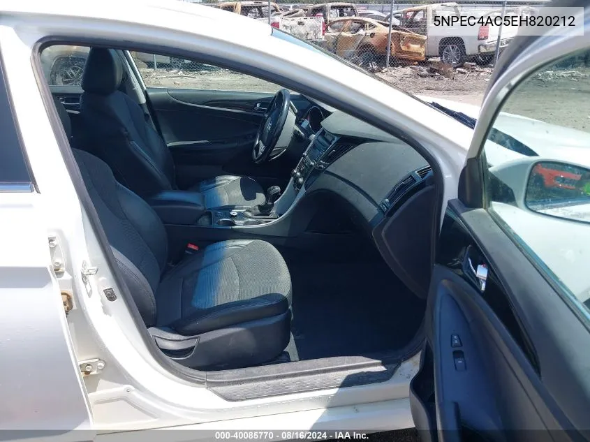 5NPEC4AC5EH820212 2014 Hyundai Sonata Se