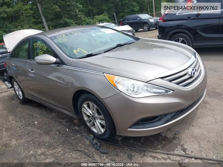 2014 Hyundai Sonata Gls VIN: 5NPEB4ACXEH909762 Lot: 40087764