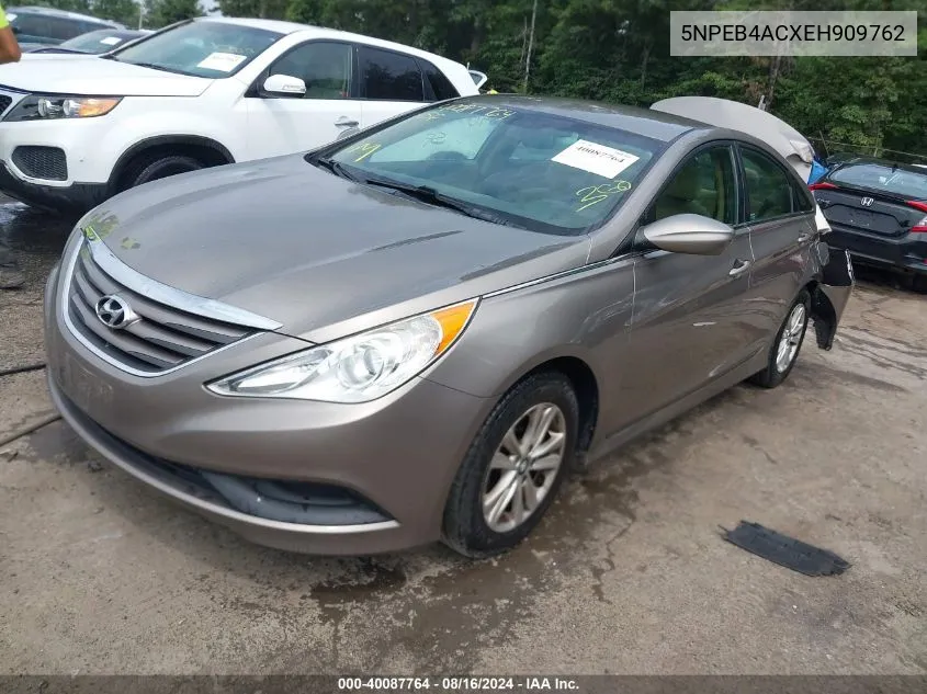 2014 Hyundai Sonata Gls VIN: 5NPEB4ACXEH909762 Lot: 40087764