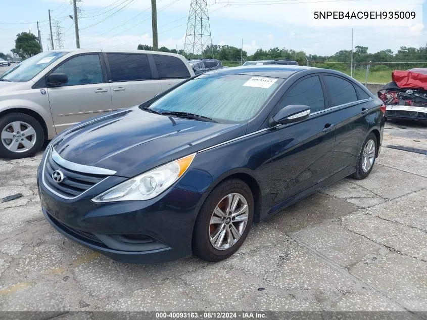 2014 Hyundai Sonata Gls VIN: 5NPEB4AC9EH935009 Lot: 40093163