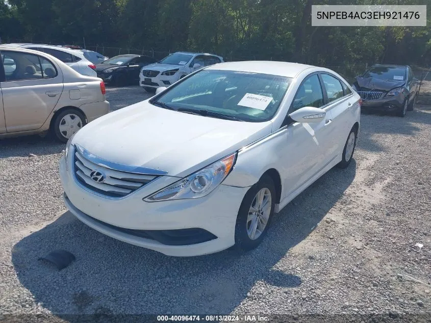 5NPEB4AC3EH921476 2014 Hyundai Sonata Gls