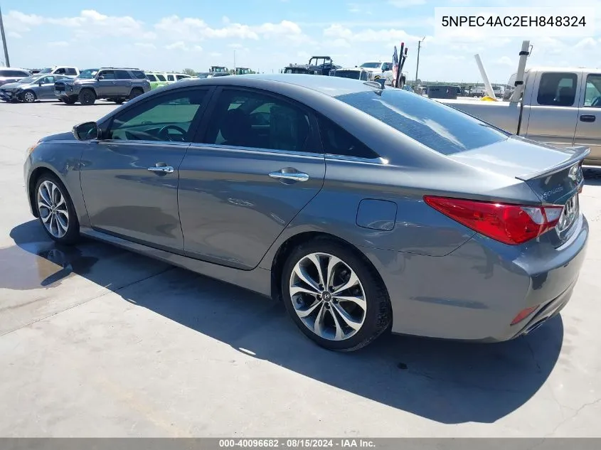 5NPEC4AC2EH848324 2014 Hyundai Sonata Se