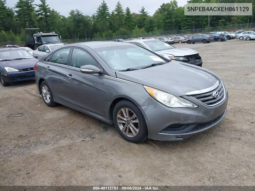 2014 Hyundai Sonata Gls VIN: 5NPEB4ACXEH861129 Lot: 40112753