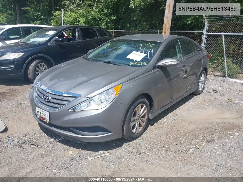 5NPEB4AC9EH813489 2014 Hyundai Sonata Gls