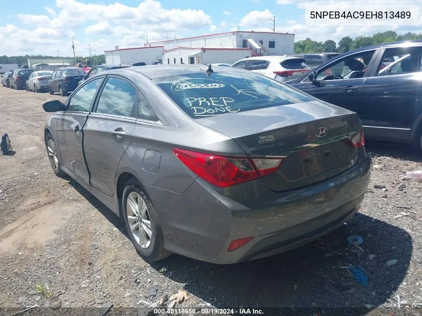 5NPEB4AC9EH813489 2014 Hyundai Sonata Gls