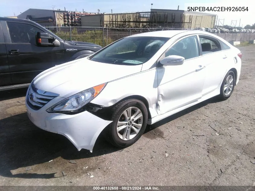 5NPEB4AC2EH926054 2014 Hyundai Sonata Gls