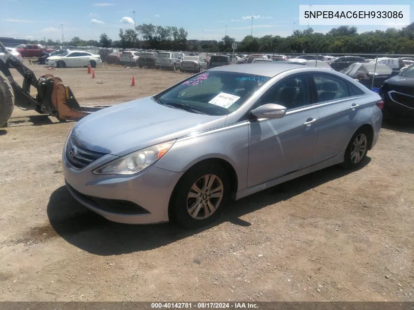 2014 Hyundai Sonata Gls VIN: 5NPEB4AC6EH933086 Lot: 40782682