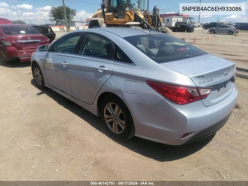 2014 Hyundai Sonata Gls VIN: 5NPEB4AC6EH933086 Lot: 40782682