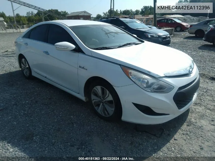 2014 Hyundai Sonata Hybrid Limited VIN: KMHEC4A42EA112396 Lot: 40151363