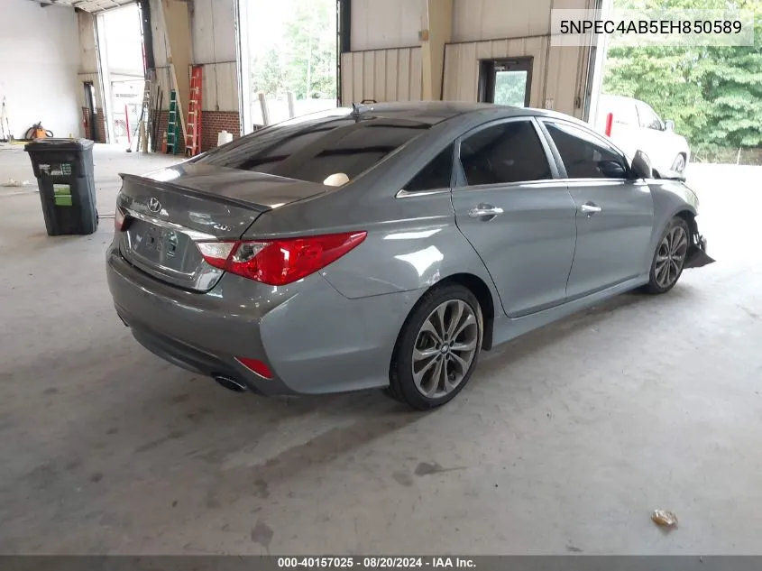 5NPEC4AB5EH850589 2014 Hyundai Sonata Se 2.0T