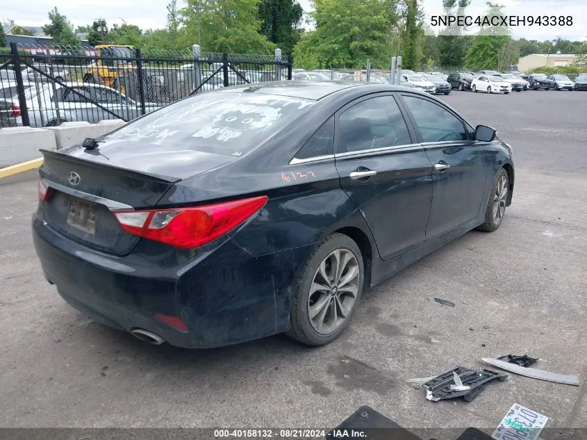 5NPEC4ACXEH943388 2014 Hyundai Sonata Se/Limited