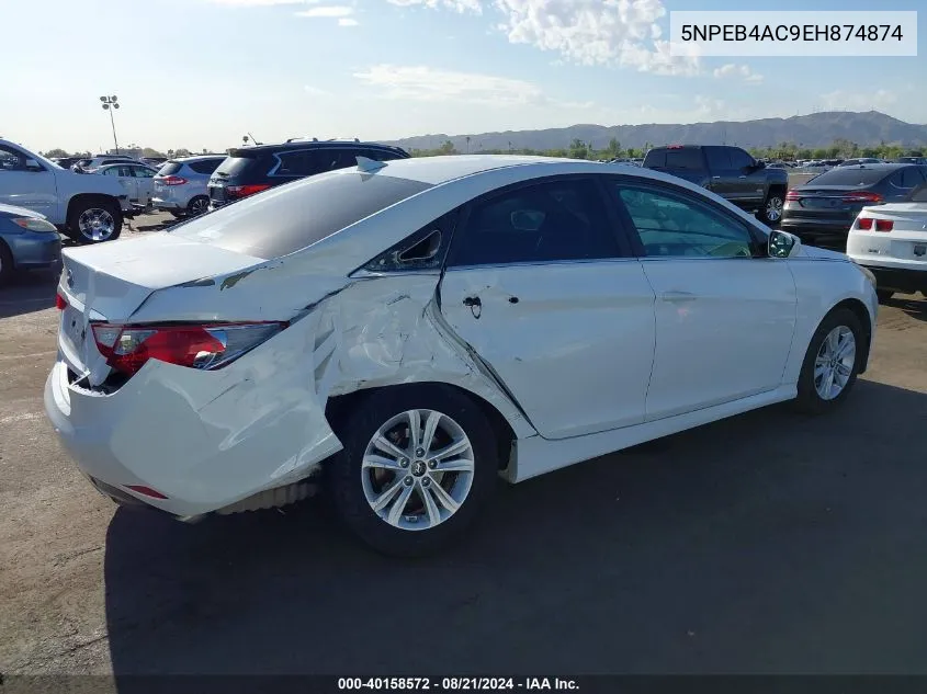 5NPEB4AC9EH874874 2014 Hyundai Sonata Gls