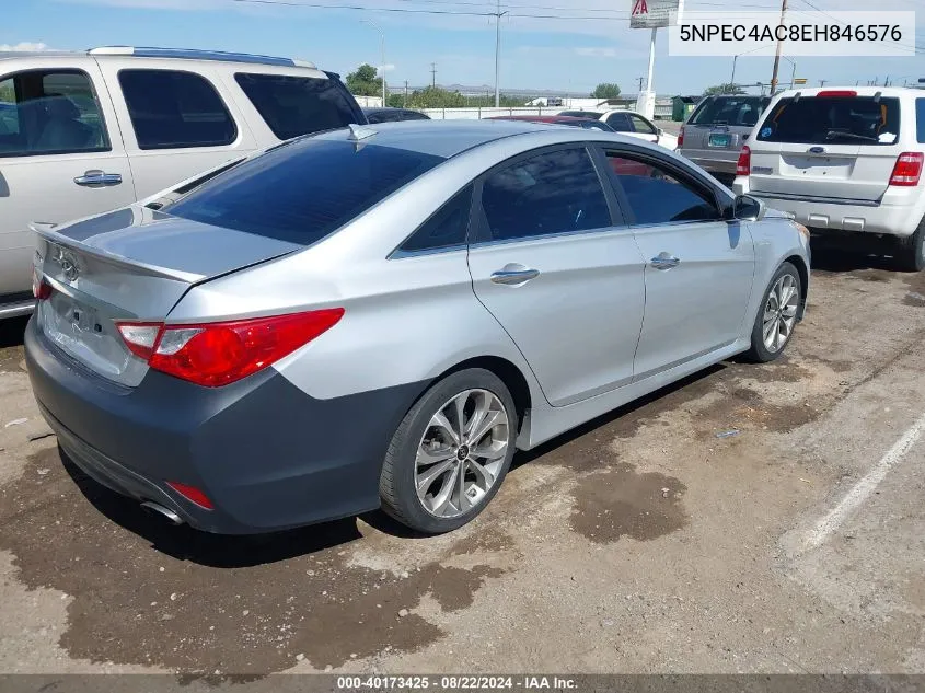 2014 Hyundai Sonata Se VIN: 5NPEC4AC8EH846576 Lot: 40173425