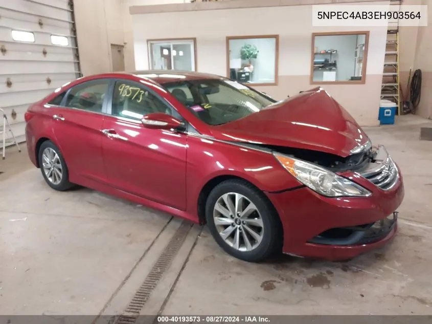 2014 Hyundai Sonata Limited 2.0T VIN: 5NPEC4AB3EH903564 Lot: 40193573