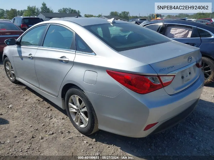 5NPEB4AC2EH924062 2014 Hyundai Sonata Gls