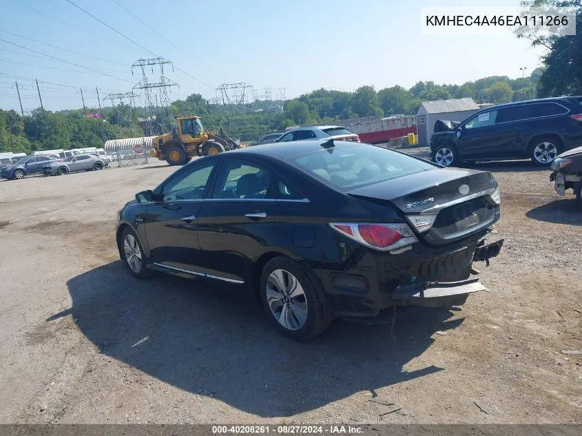 KMHEC4A46EA111266 2014 Hyundai Sonata Hybrid Limited