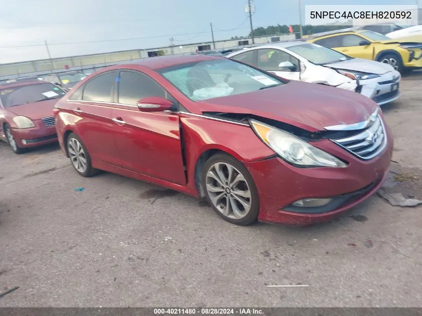 5NPEC4AC8EH820592 2014 Hyundai Sonata Se