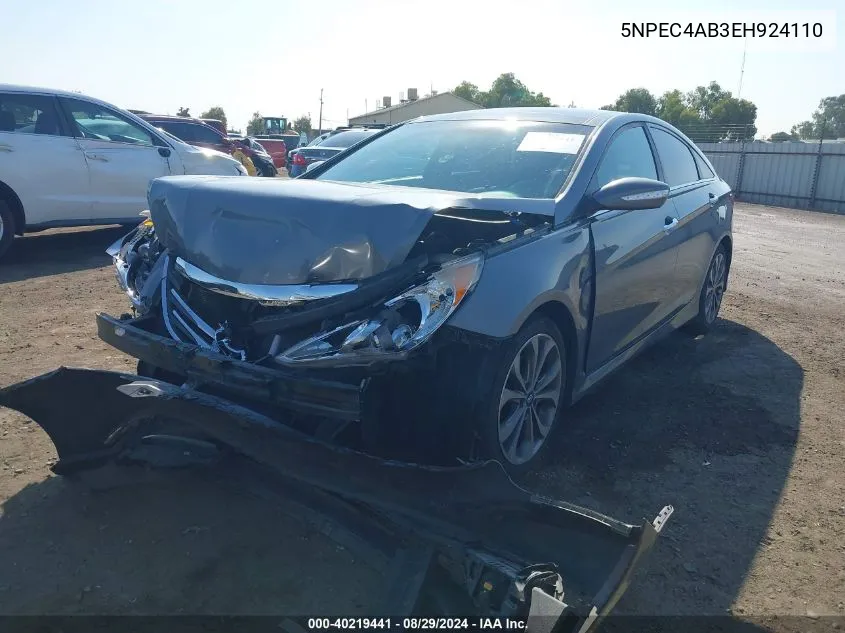 5NPEC4AB3EH924110 2014 Hyundai Sonata Limited 2.0T