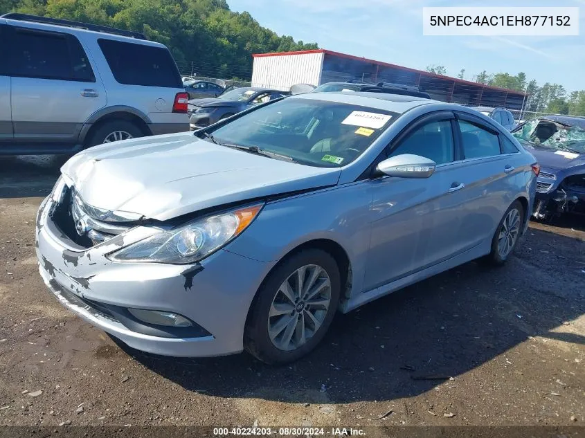 2014 Hyundai Sonata Limited VIN: 5NPEC4AC1EH877152 Lot: 40224203