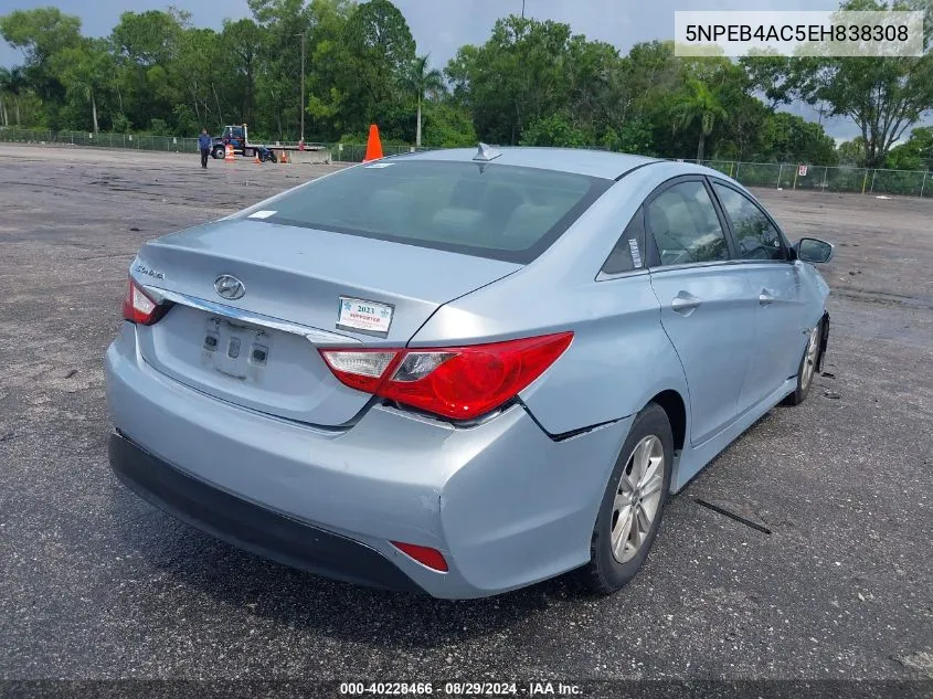 5NPEB4AC5EH838308 2014 Hyundai Sonata Gls