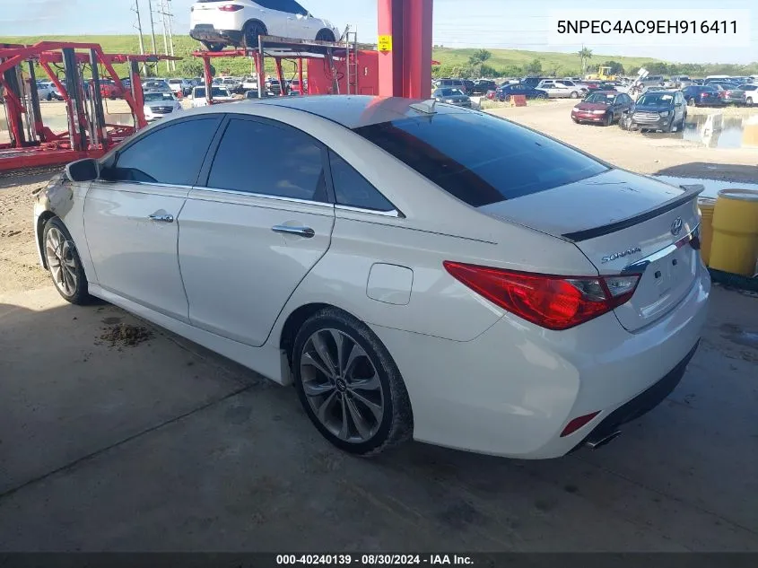 5NPEC4AC9EH916411 2014 Hyundai Sonata Se