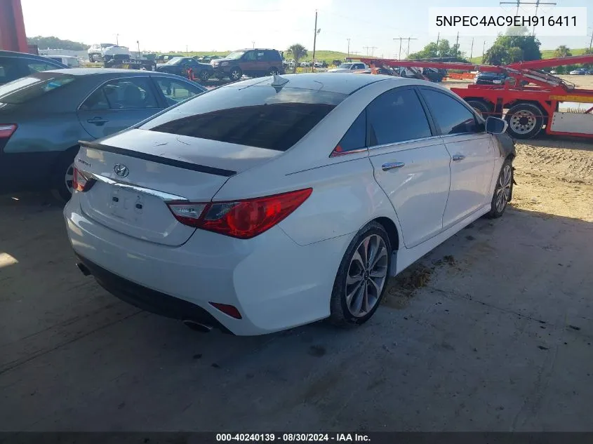 5NPEC4AC9EH916411 2014 Hyundai Sonata Se