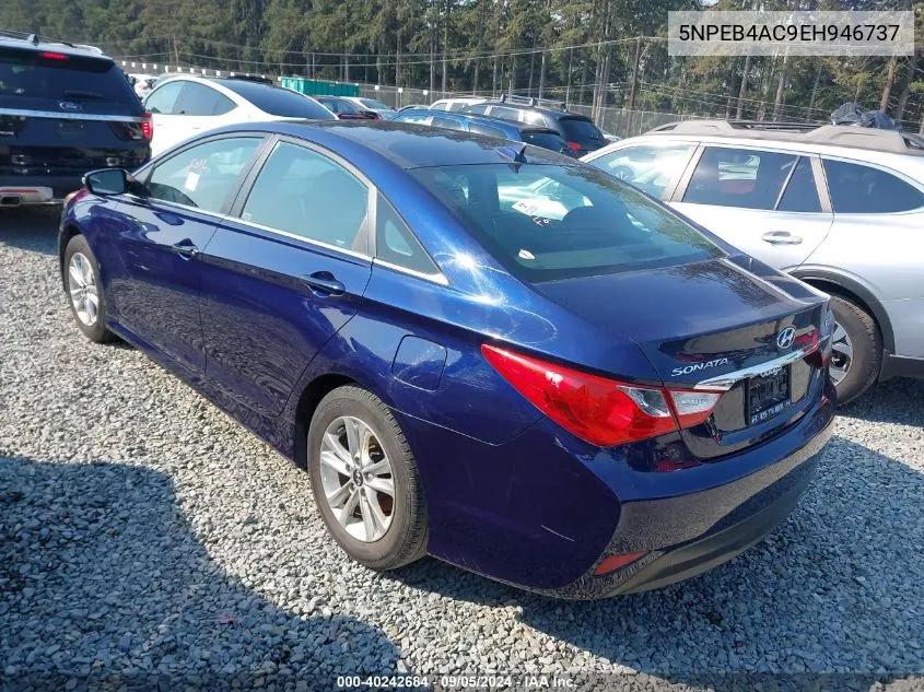 5NPEB4AC9EH946737 2014 Hyundai Sonata Gls