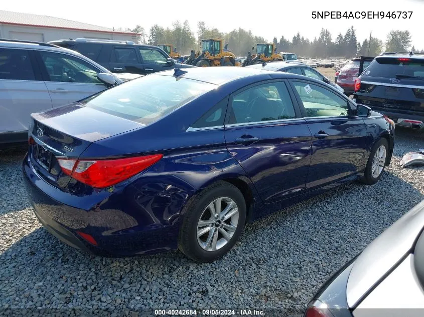 2014 Hyundai Sonata Gls VIN: 5NPEB4AC9EH946737 Lot: 40242684