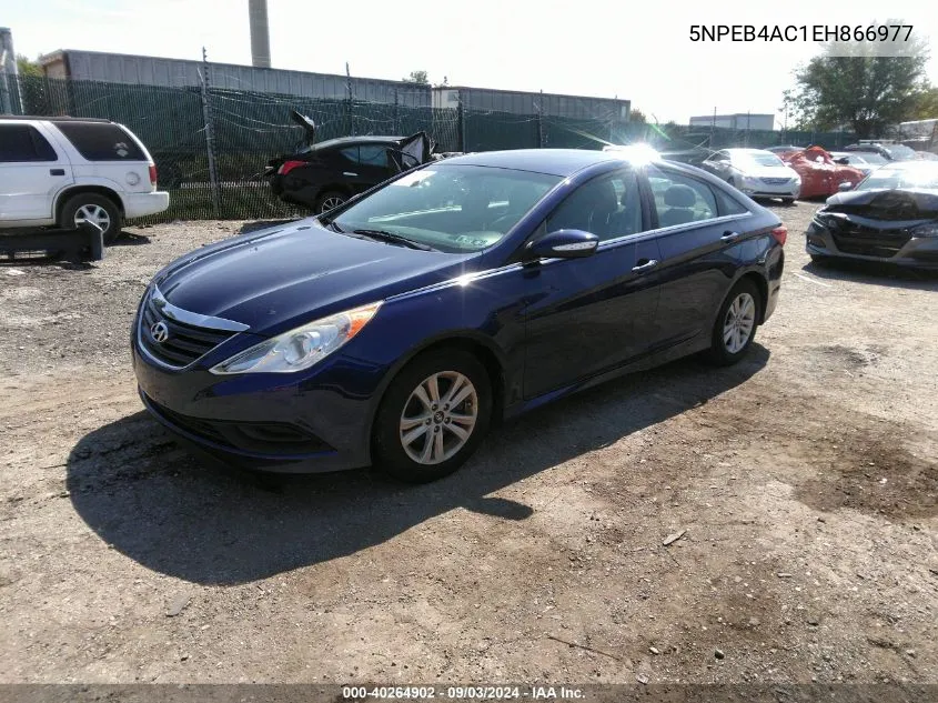 2014 Hyundai Sonata Gls VIN: 5NPEB4AC1EH866977 Lot: 40264902