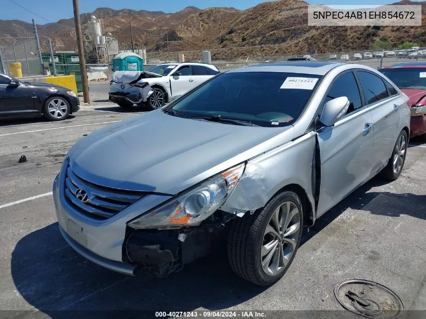 5NPEC4AB1EH854672 2014 Hyundai Sonata Se 2.0T