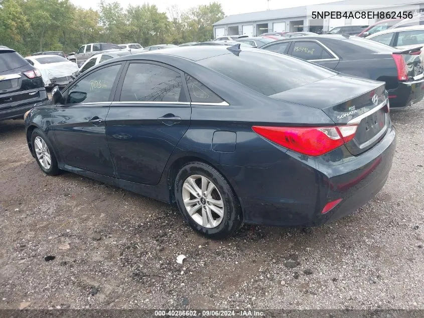 5NPEB4AC8EH862456 2014 Hyundai Sonata Gls