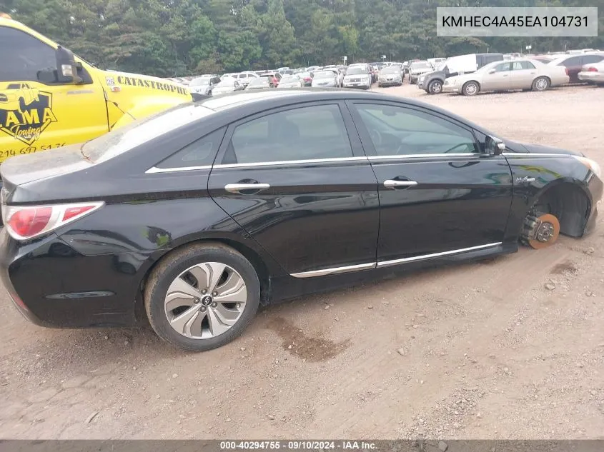 KMHEC4A45EA104731 2014 Hyundai Sonata Hybrid Limited