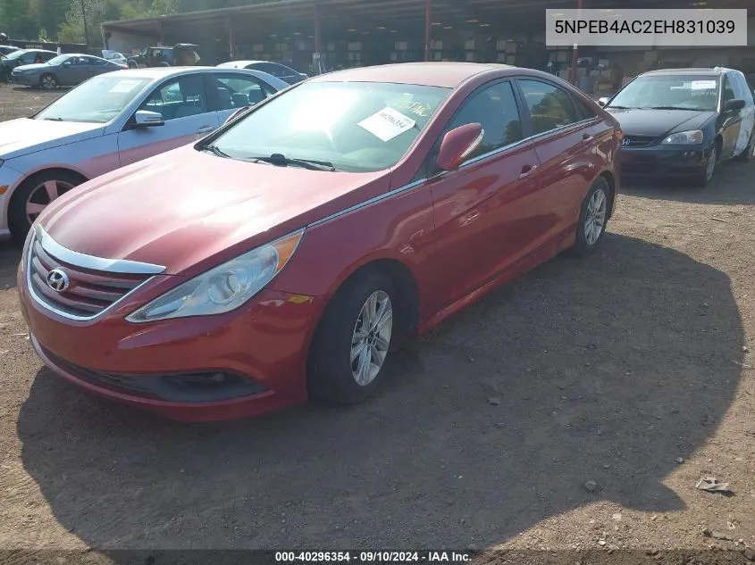 5NPEB4AC2EH831039 2014 Hyundai Sonata Gls