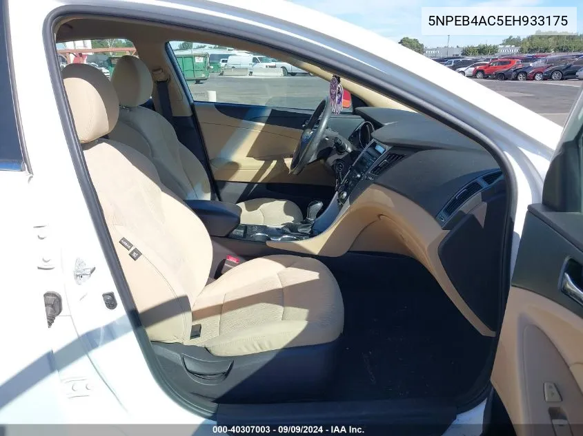 5NPEB4AC5EH933175 2014 Hyundai Sonata Gls