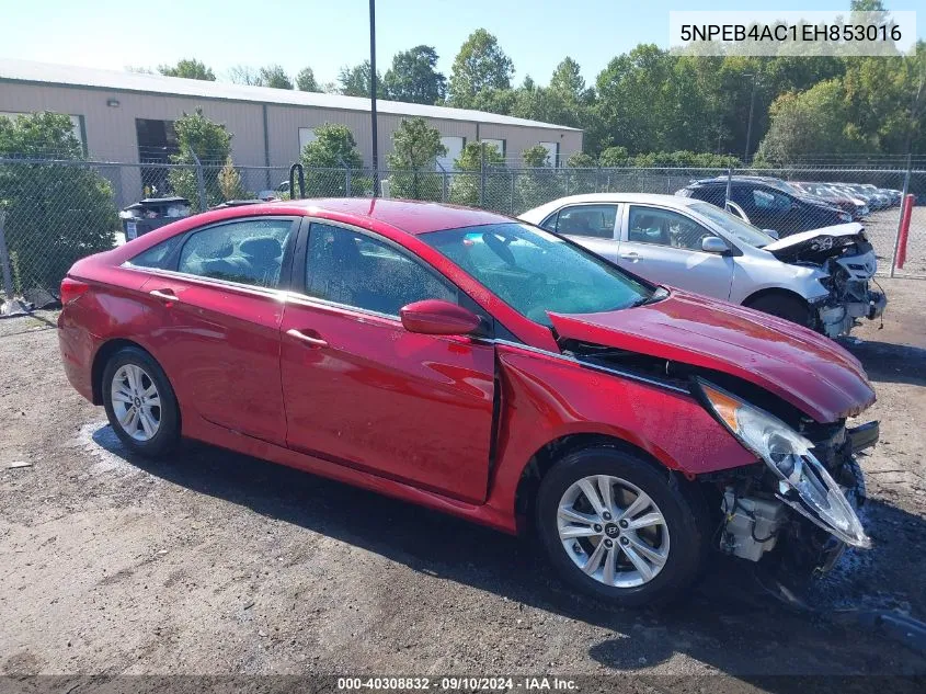 2014 Hyundai Sonata Gls VIN: 5NPEB4AC1EH853016 Lot: 40308832