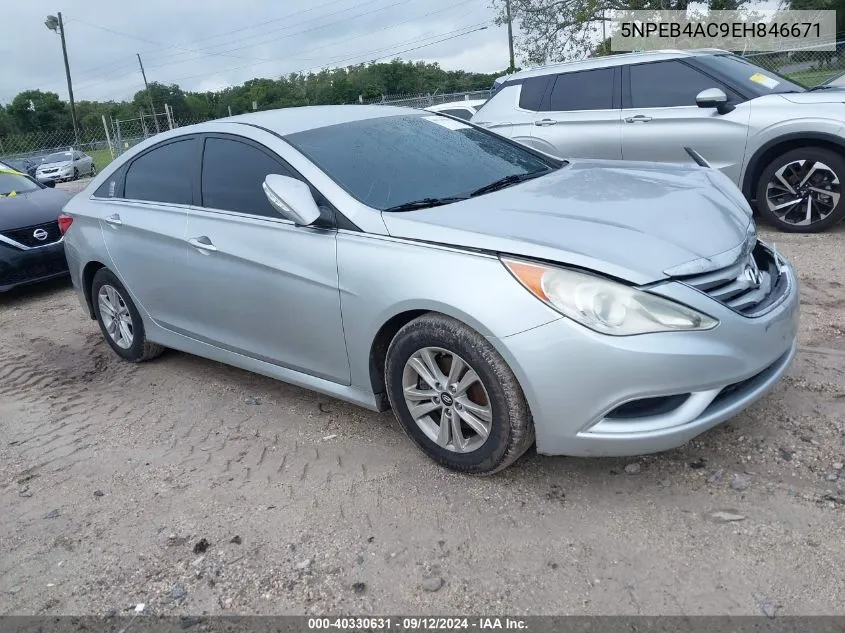 5NPEB4AC9EH846671 2014 Hyundai Sonata Gls