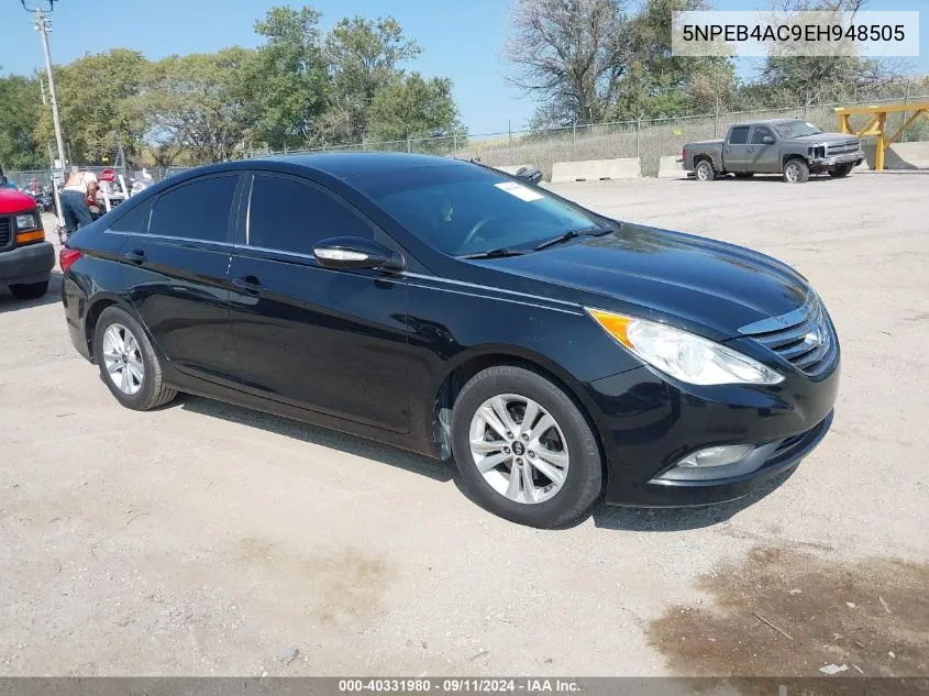 2014 Hyundai Sonata Gls VIN: 5NPEB4AC9EH948505 Lot: 40331980