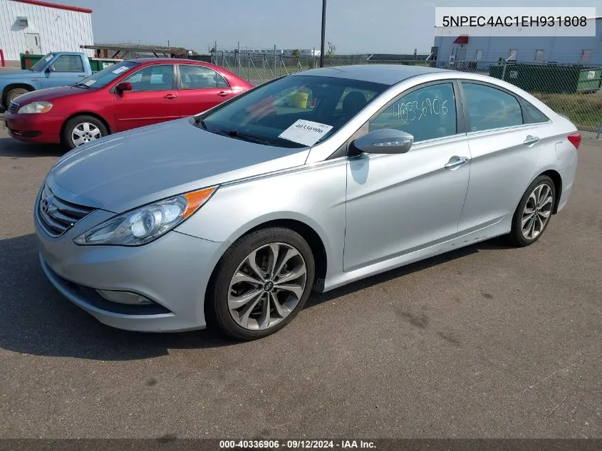 2014 Hyundai Sonata Se VIN: 5NPEC4AC1EH931808 Lot: 40336906