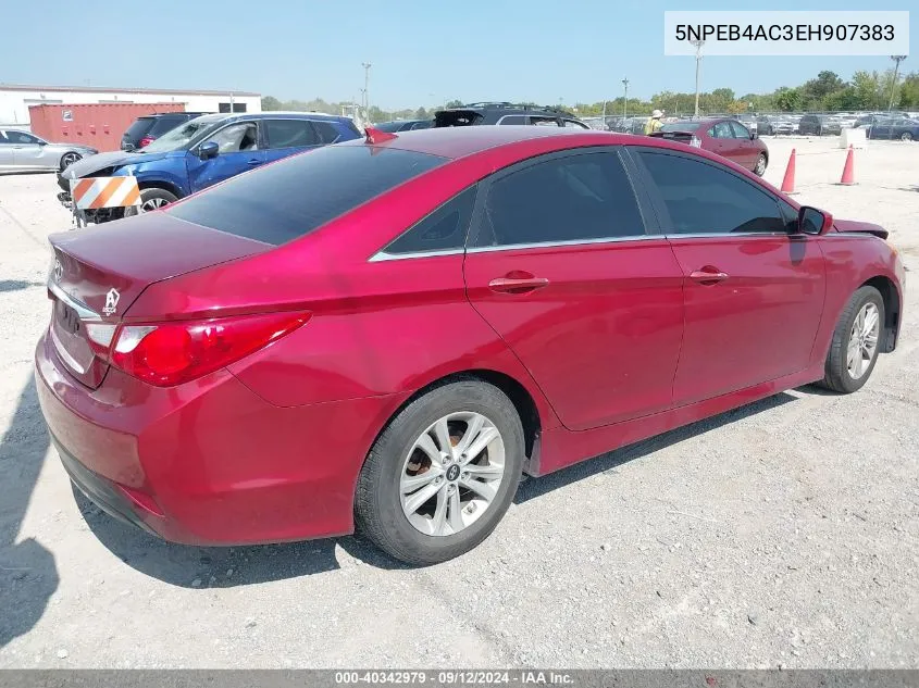 5NPEB4AC3EH907383 2014 Hyundai Sonata Gls