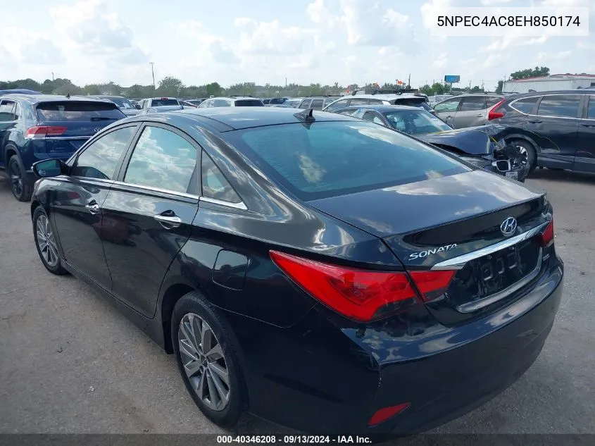 5NPEC4AC8EH850174 2014 Hyundai Sonata Limited