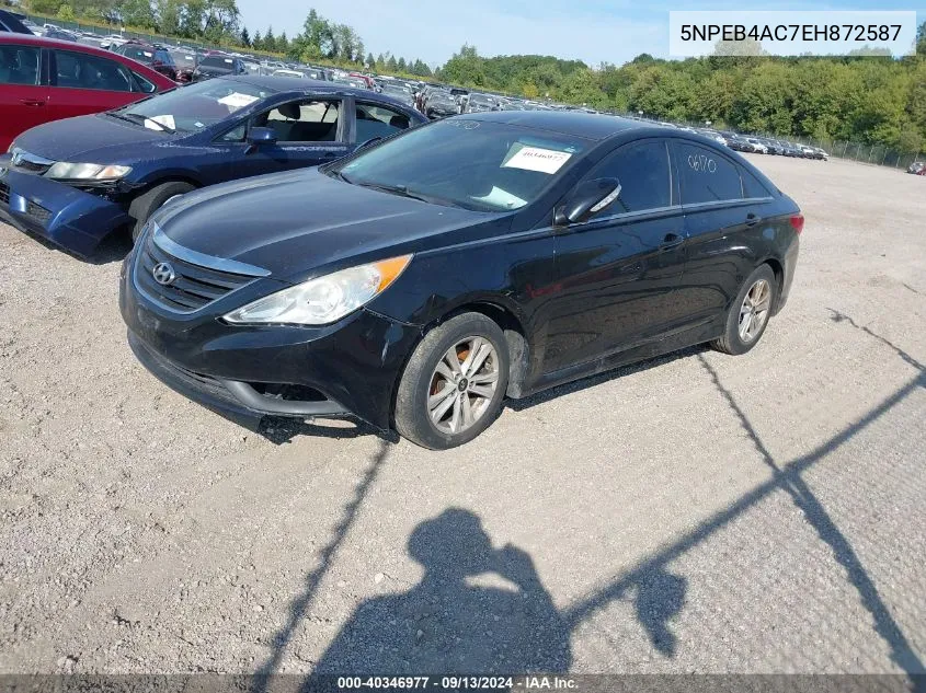 5NPEB4AC7EH872587 2014 Hyundai Sonata Gls