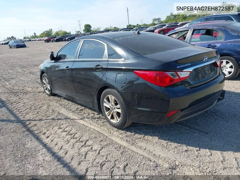 5NPEB4AC7EH872587 2014 Hyundai Sonata Gls